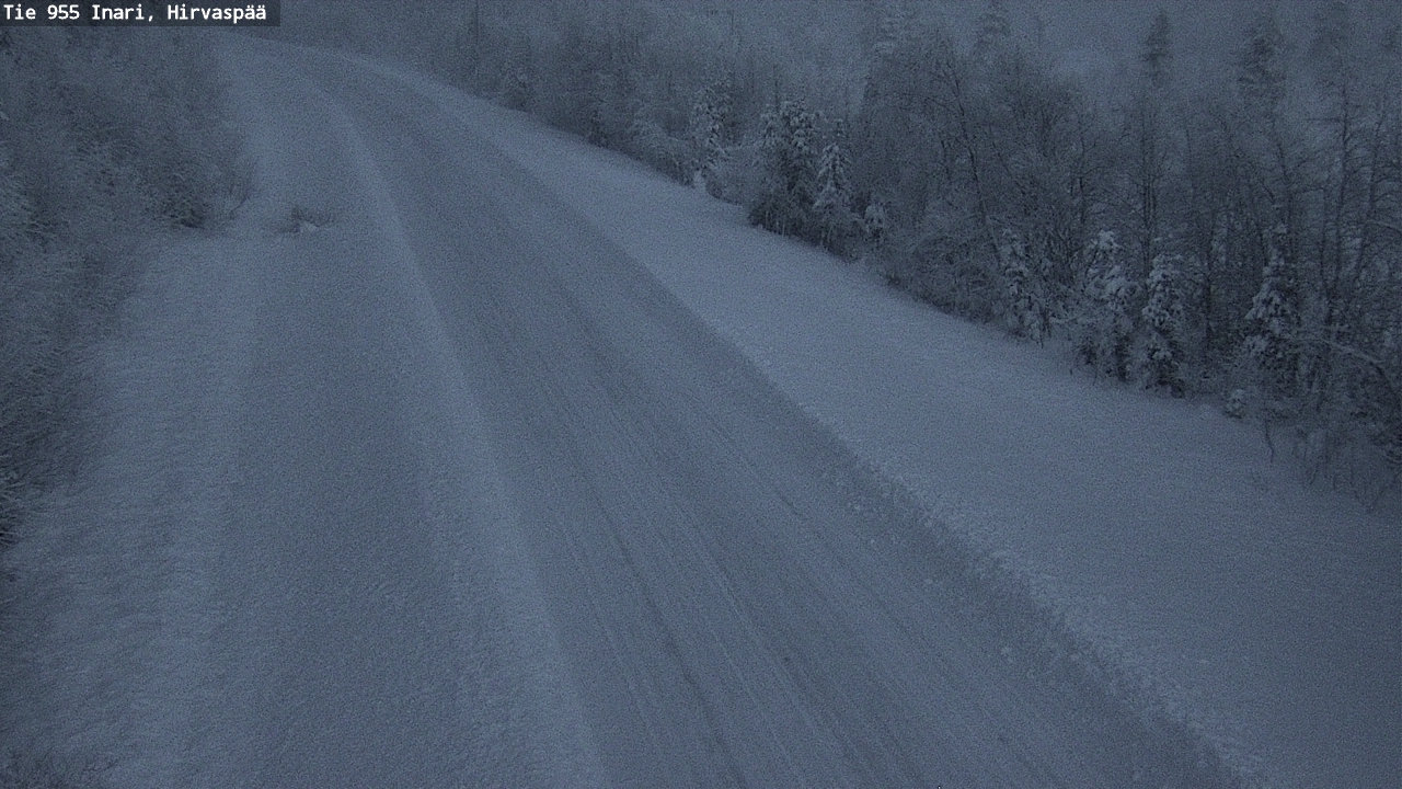 Weather Camera Image Väg 955 Enare, Hirvaspää, Inari, Lappi