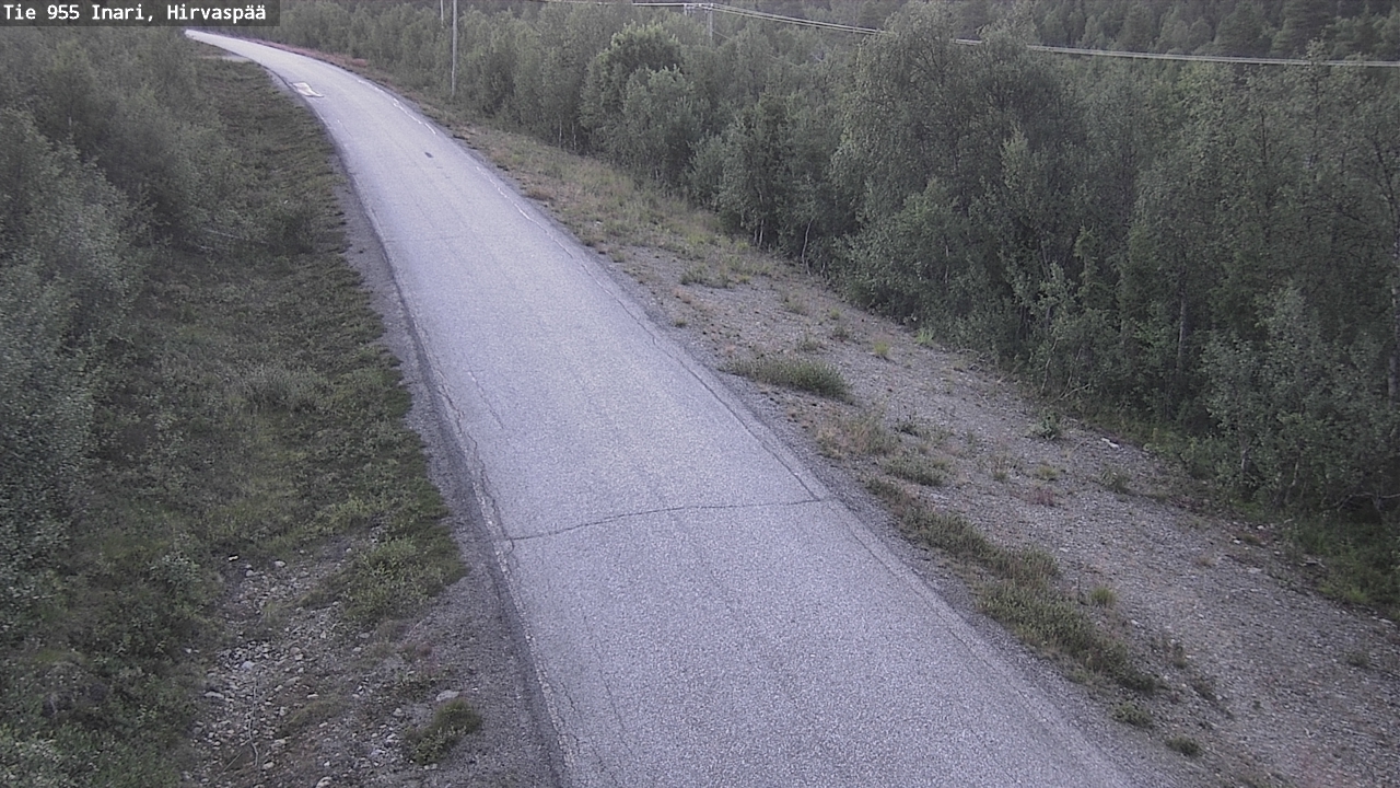 Kelikamerat Kuva Tie 955 Inari, Hirvaspää, Inari, Lappi