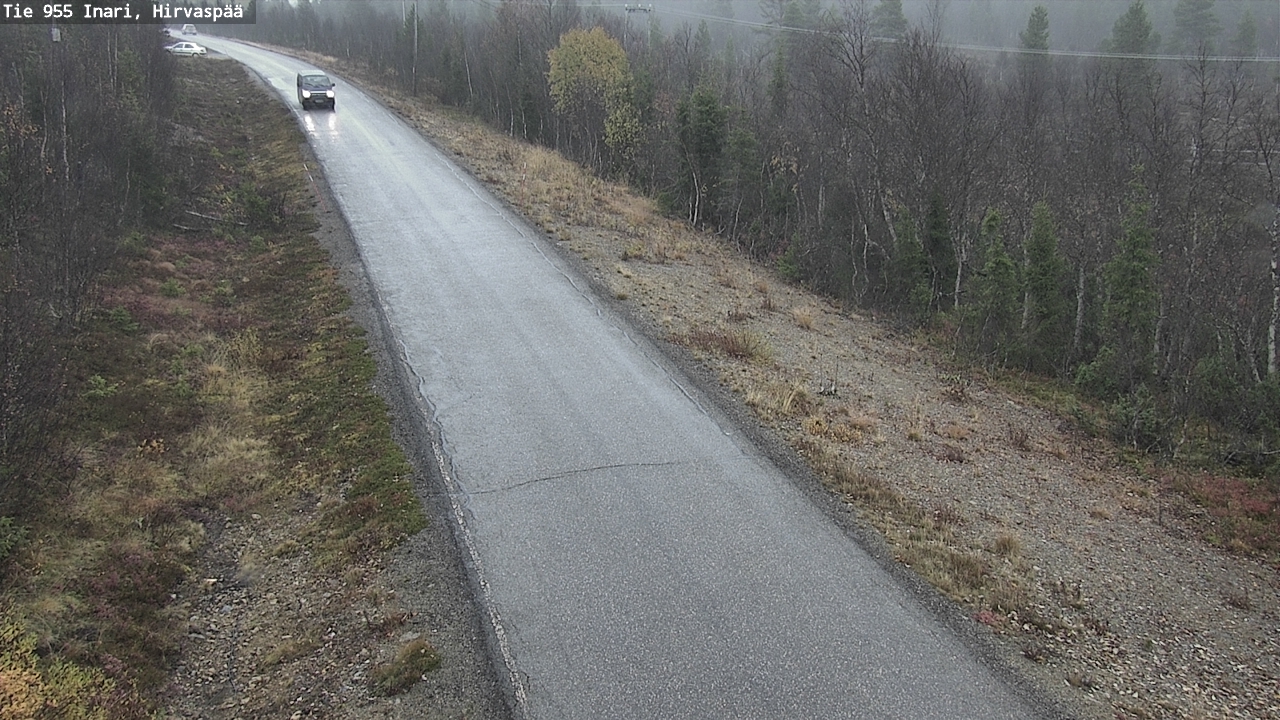 Kelikamerat Kuva Tie 955 Inari, Hirvaspää, Inari, Lappi