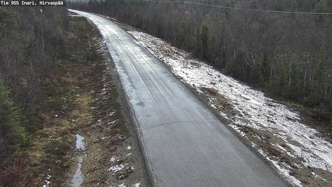 Kelikamerat Kuva Tie 955 Inari, Hirvaspää, Inari, Lappi