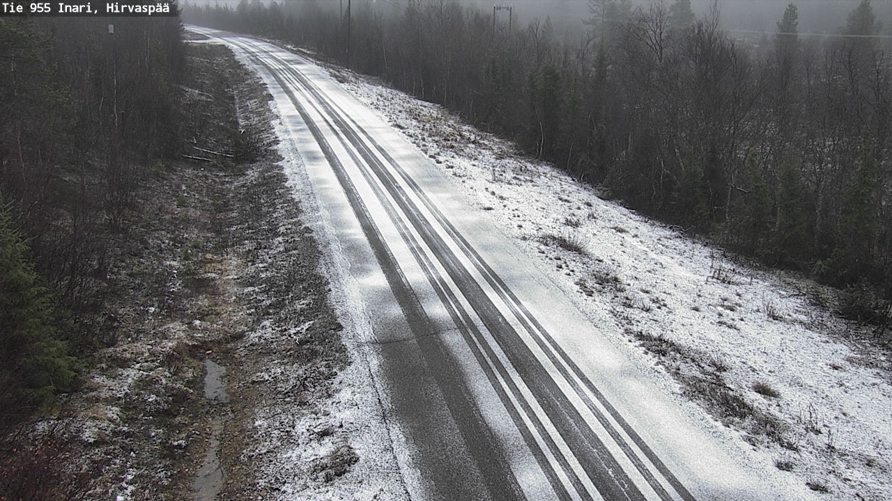 Kelikamerat Kuva Tie 955 Inari, Hirvaspää, Inari, Lappi