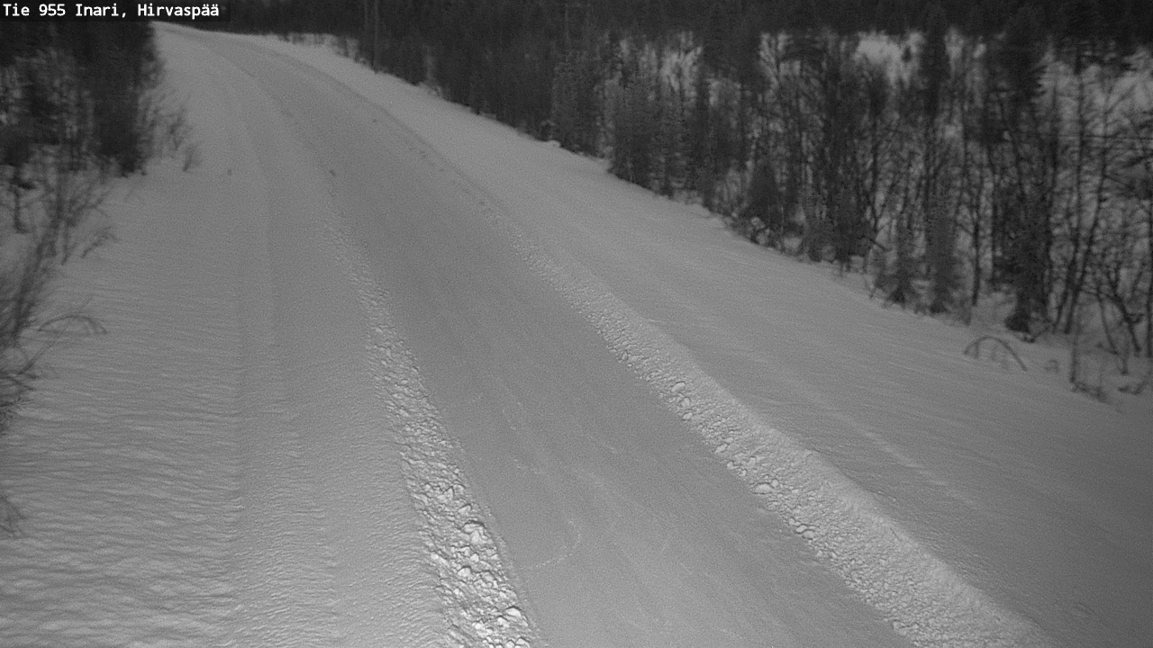 Kelikamerat Kuva Tie 955 Inari, Hirvaspää, Inari, Lappi