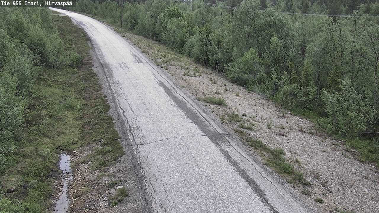 Kelikamerat Kuva Tie 955 Inari, Hirvaspää, Inari, Lappi