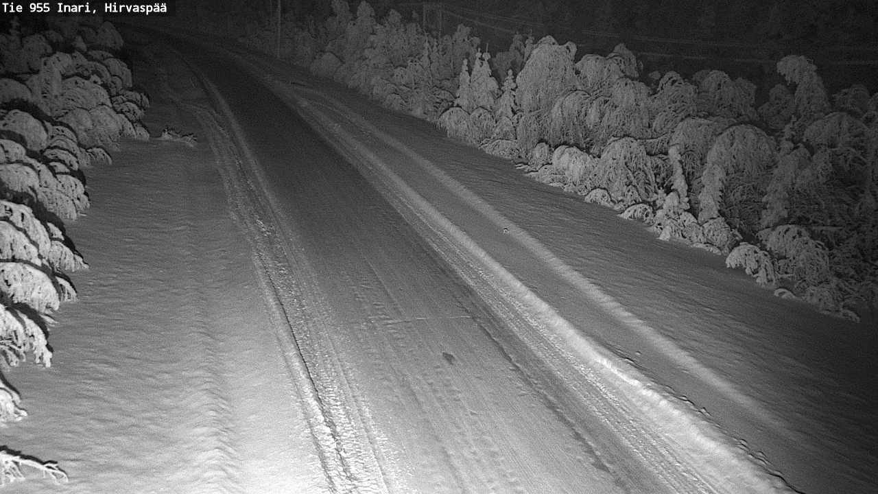 Kelikamerat Kuva Tie 955 Inari, Hirvaspää, Inari, Lappi