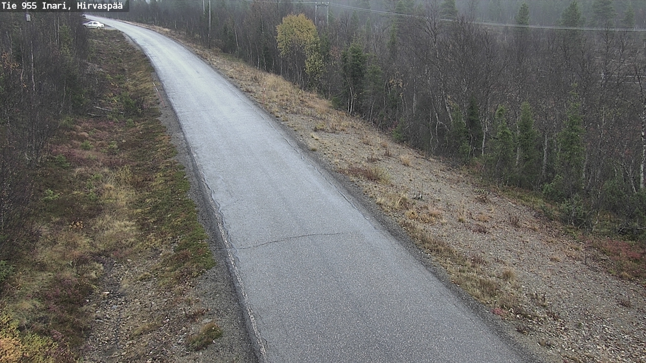 Kelikamerat Kuva Tie 955 Inari, Hirvaspää, Inari, Lappi