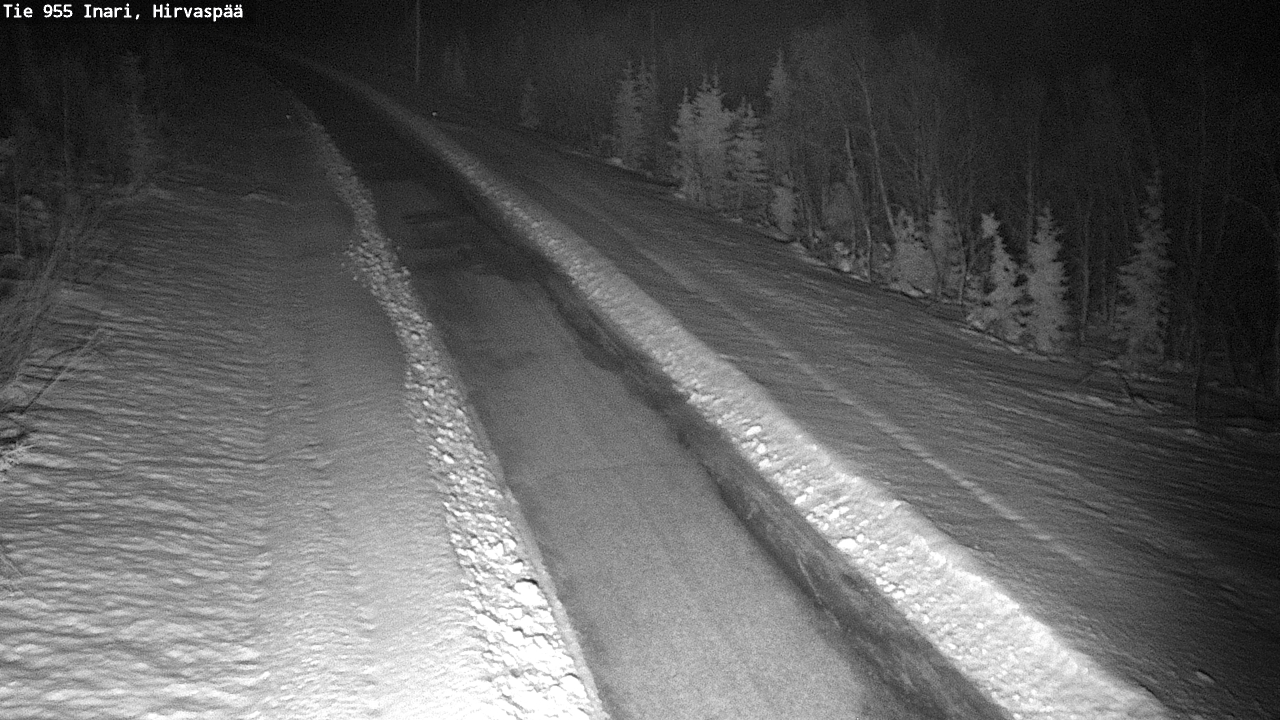 Kelikamerat Kuva Tie 955 Inari, Hirvaspää, Inari, Lappi