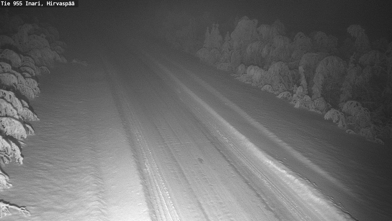 Kelikamerat Kuva Tie 955 Inari, Hirvaspää, Inari, Lappi