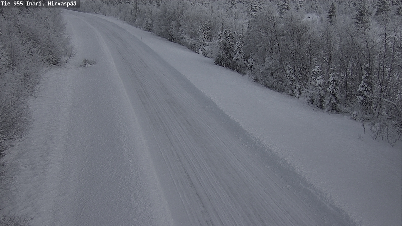Weather Camera Image Väg 955 Enare, Hirvaspää, Inari, Lappi