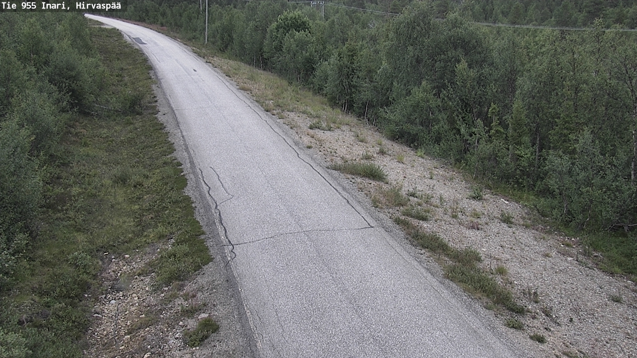 Kelikamerat Kuva Tie 955 Inari, Hirvaspää, Inari, Lappi