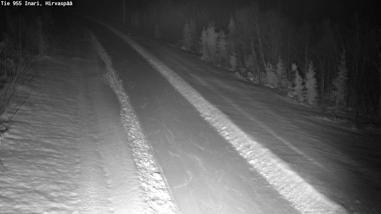 Kelikamerat Kuva Tie 955 Inari, Hirvaspää, Inari, Lappi