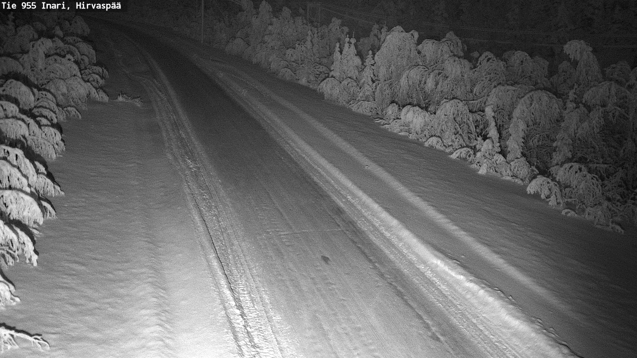 Kelikamerat Kuva Tie 955 Inari, Hirvaspää, Inari, Lappi