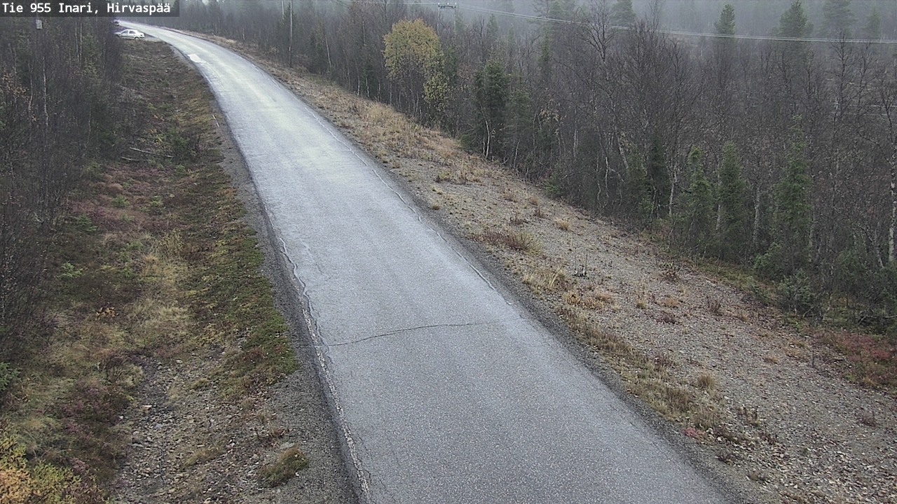 Kelikamerat Kuva Tie 955 Inari, Hirvaspää, Inari, Lappi