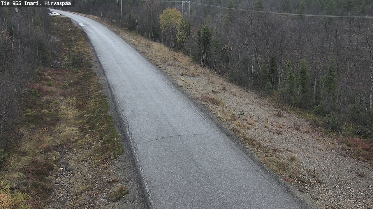 Kelikamerat Kuva Tie 955 Inari, Hirvaspää, Inari, Lappi