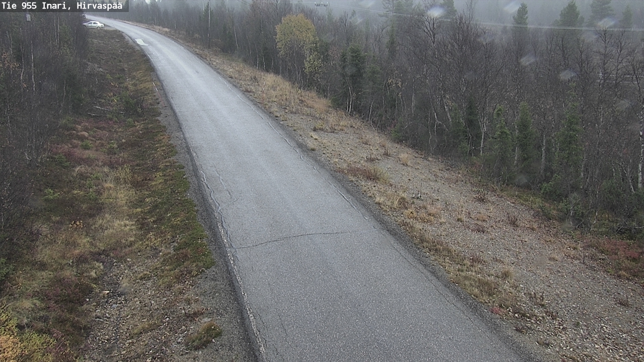 Kelikamerat Kuva Tie 955 Inari, Hirvaspää, Inari, Lappi