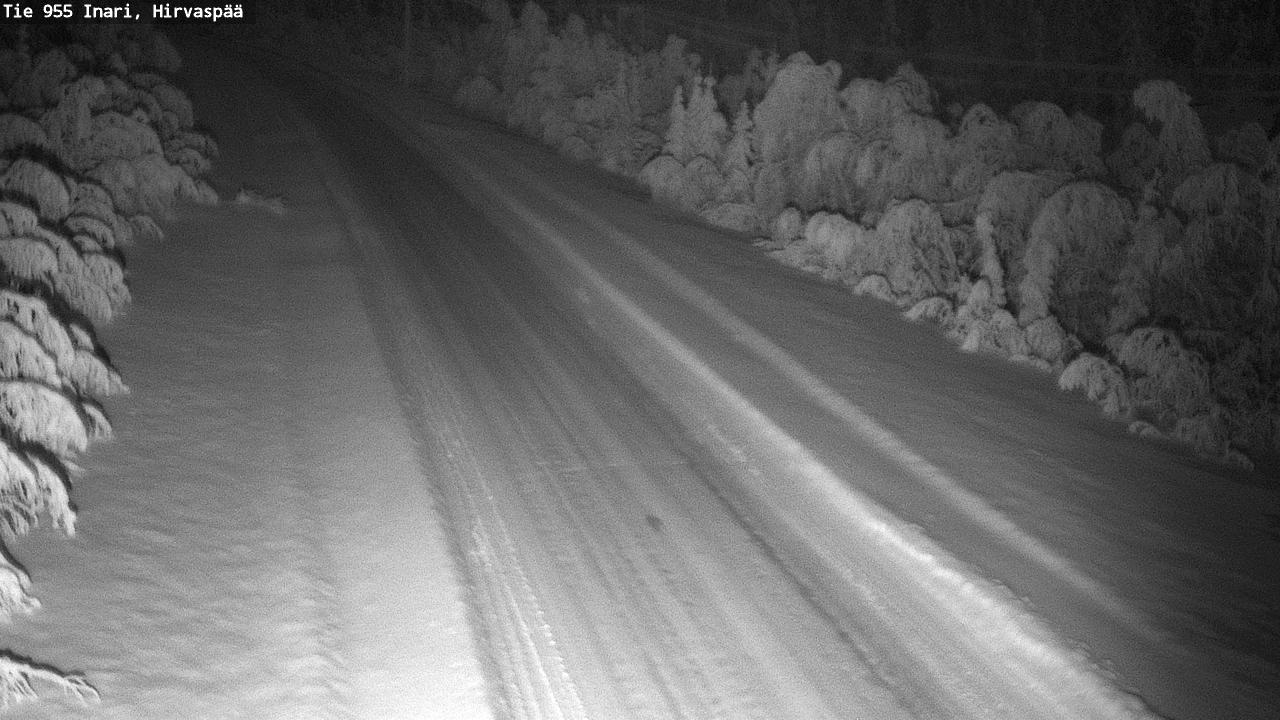 Kelikamerat Kuva Tie 955 Inari, Hirvaspää, Inari, Lappi