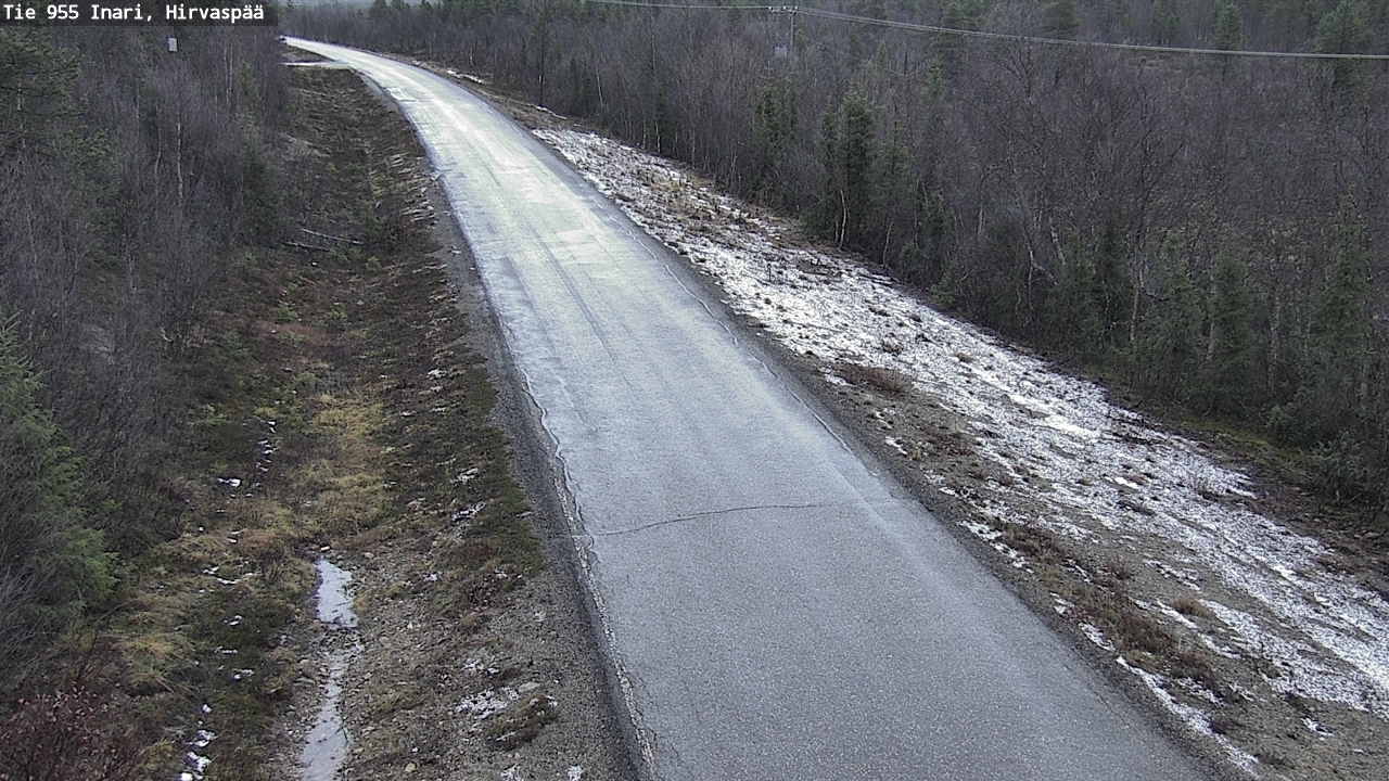 Kelikamerat Kuva Tie 955 Inari, Hirvaspää, Inari, Lappi