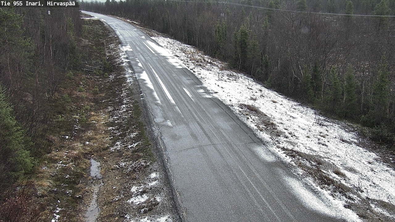 Kelikamerat Kuva Tie 955 Inari, Hirvaspää, Inari, Lappi