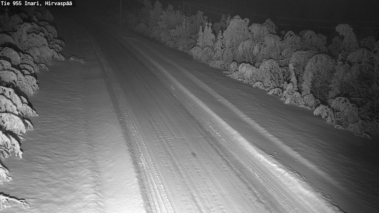 Kelikamerat Kuva Tie 955 Inari, Hirvaspää, Inari, Lappi