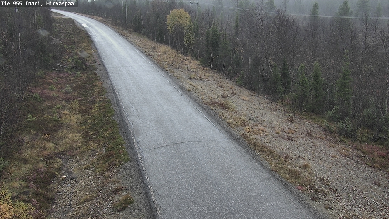 Weather Camera Image Väg 955 Enare, Hirvaspää, Inari, Lappi