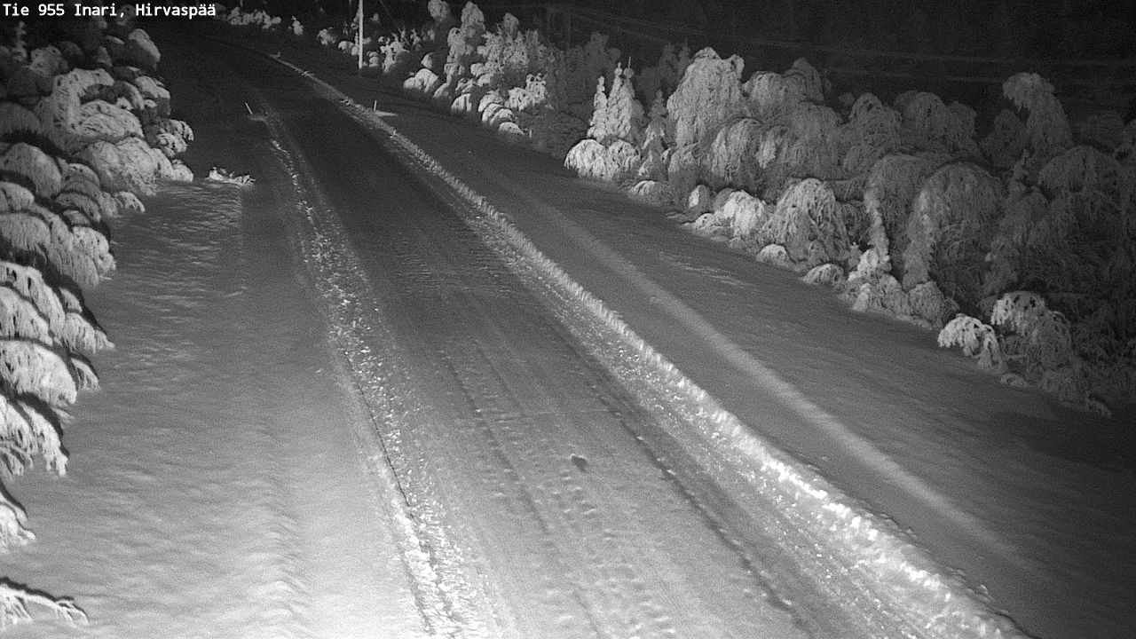 Weather Camera Image Väg 955 Enare, Hirvaspää, Inari, Lappi