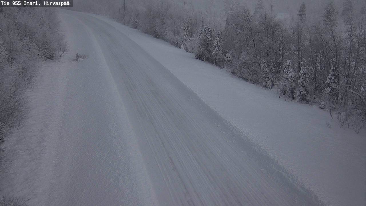 Weather Camera Image Väg 955 Enare, Hirvaspää, Inari, Lappi