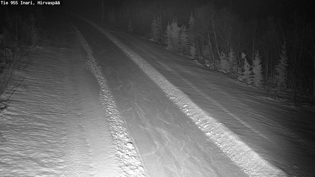 Kelikamerat Kuva Tie 955 Inari, Hirvaspää, Inari, Lappi