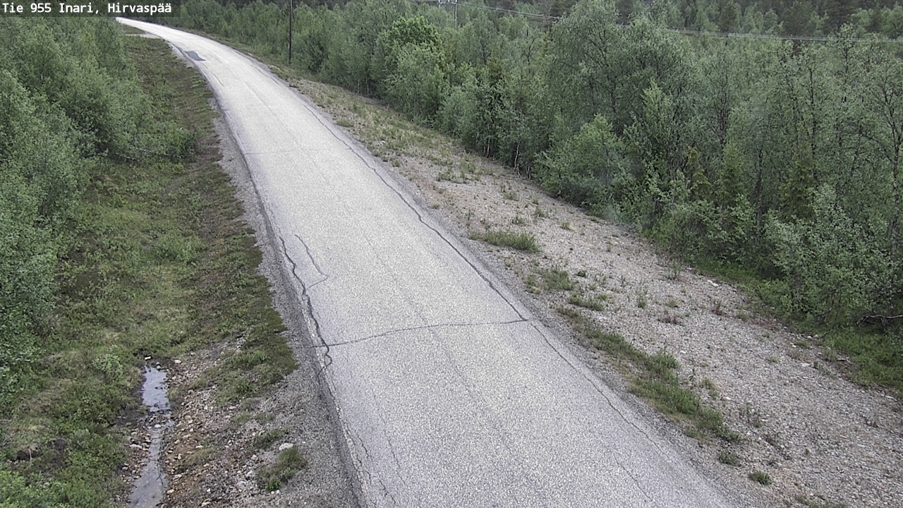 Kelikamerat Kuva Tie 955 Inari, Hirvaspää, Inari, Lappi
