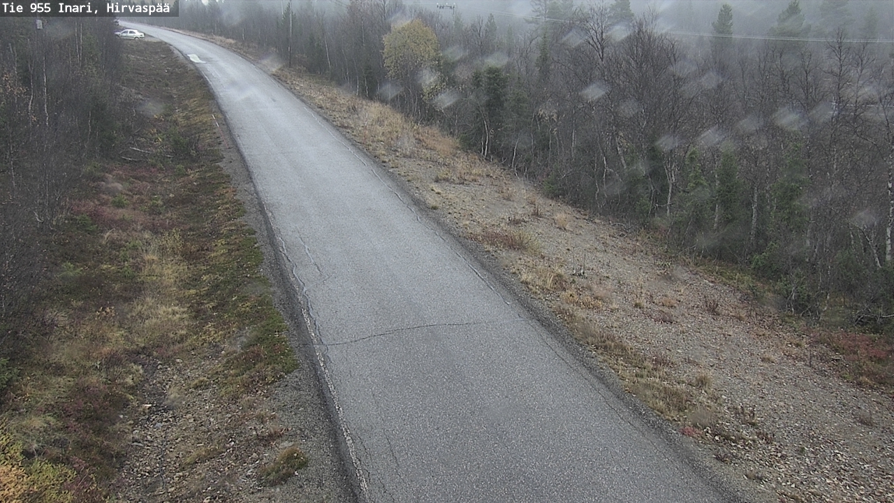 Kelikamerat Kuva Tie 955 Inari, Hirvaspää, Inari, Lappi