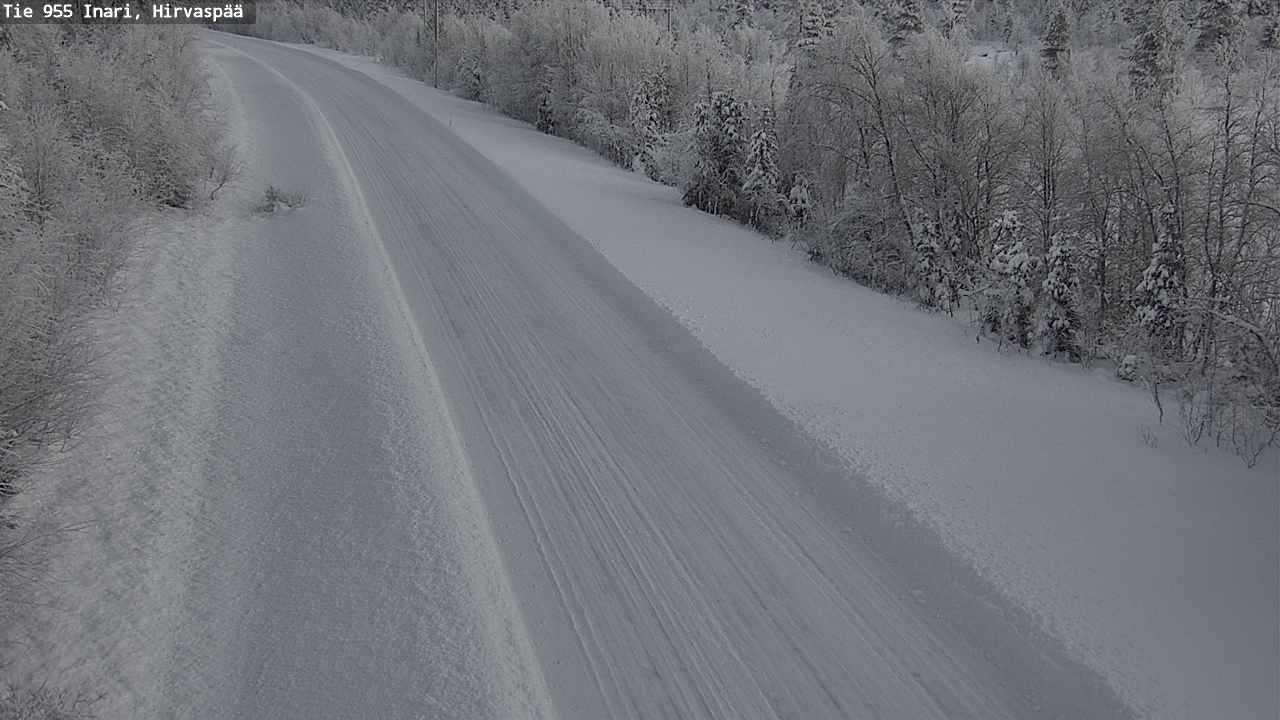 Weather Camera Image Väg 955 Enare, Hirvaspää, Inari, Lappi