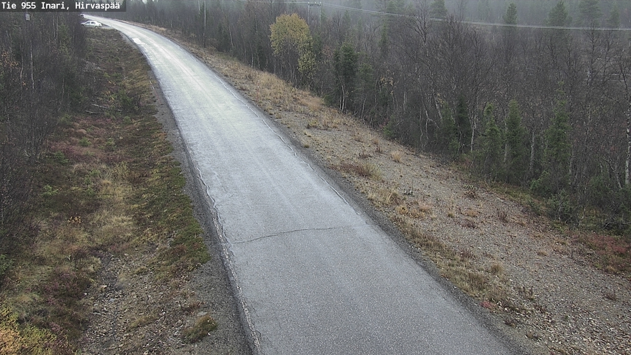 Kelikamerat Kuva Tie 955 Inari, Hirvaspää, Inari, Lappi
