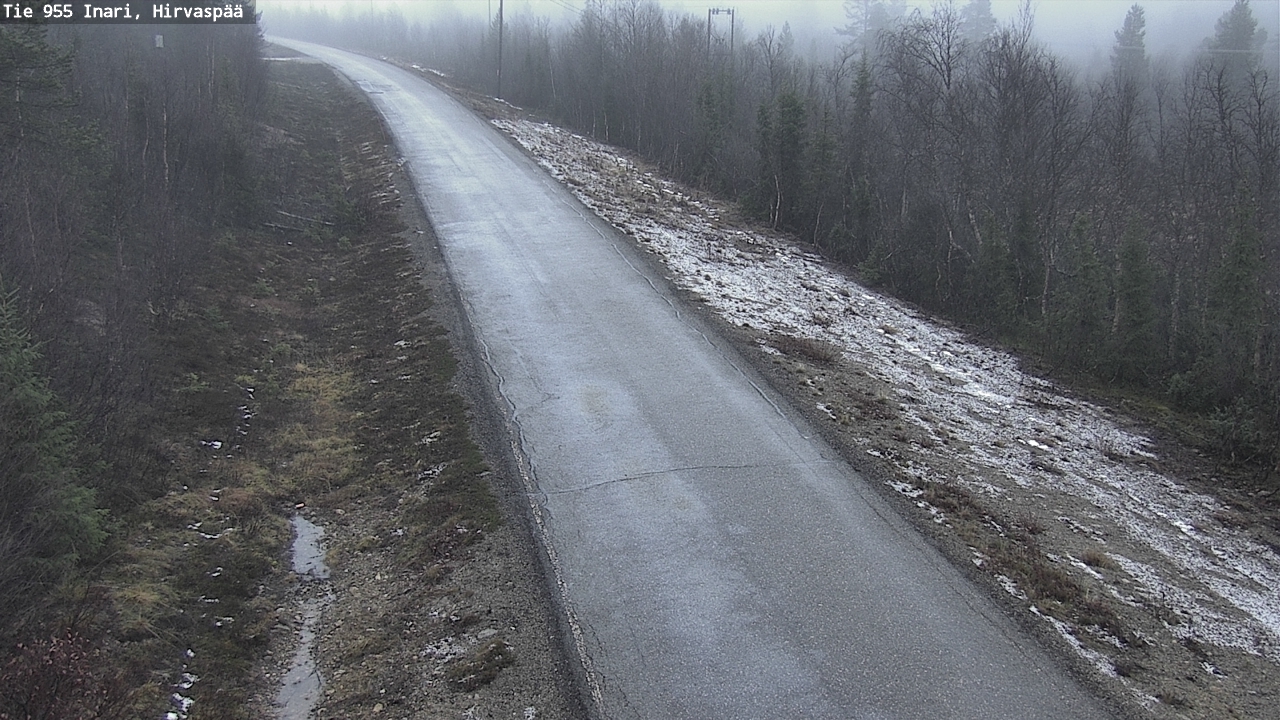 Kelikamerat Kuva Tie 955 Inari, Hirvaspää, Inari, Lappi