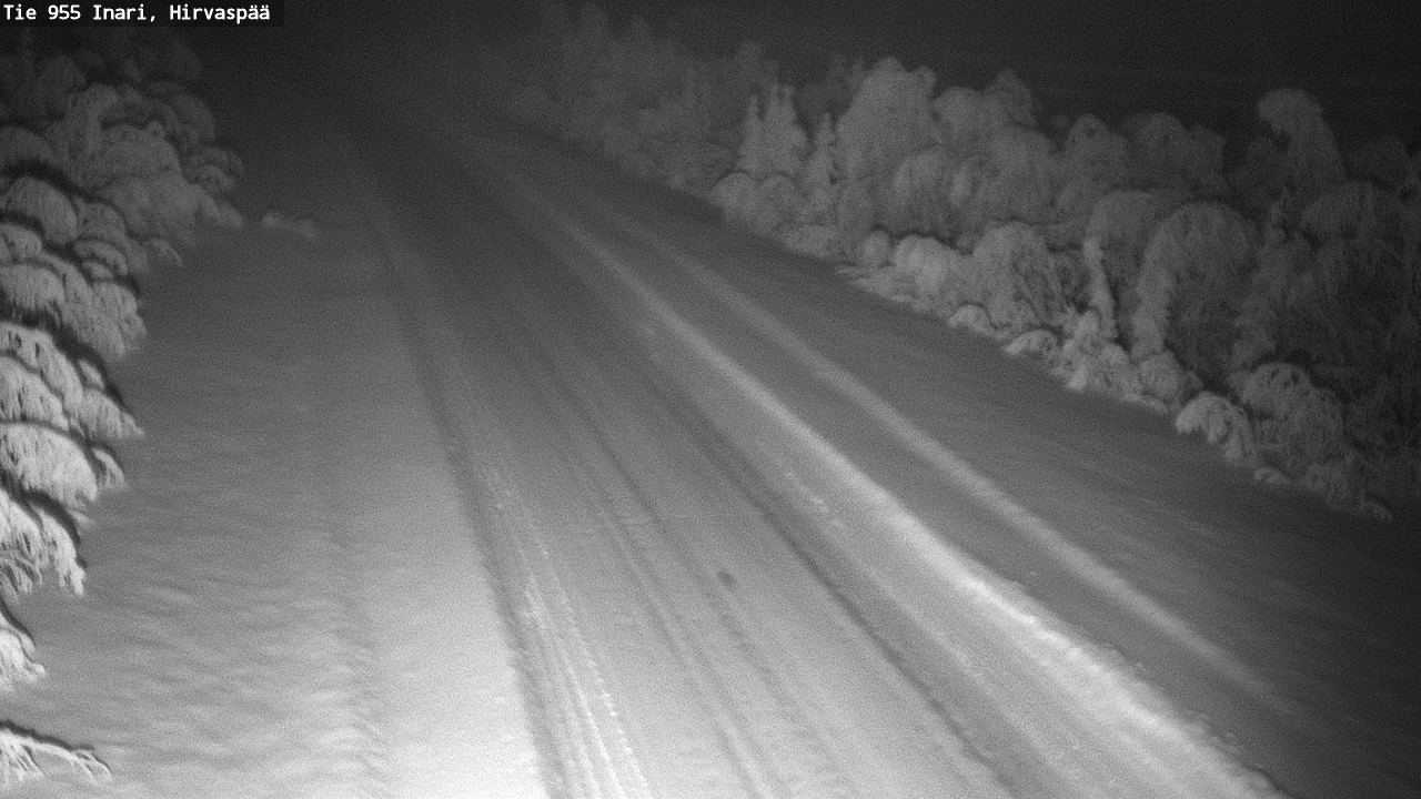 Kelikamerat Kuva Tie 955 Inari, Hirvaspää, Inari, Lappi