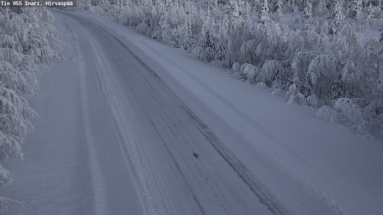 Weather Camera Image Väg 955 Enare, Hirvaspää, Inari, Lappi
