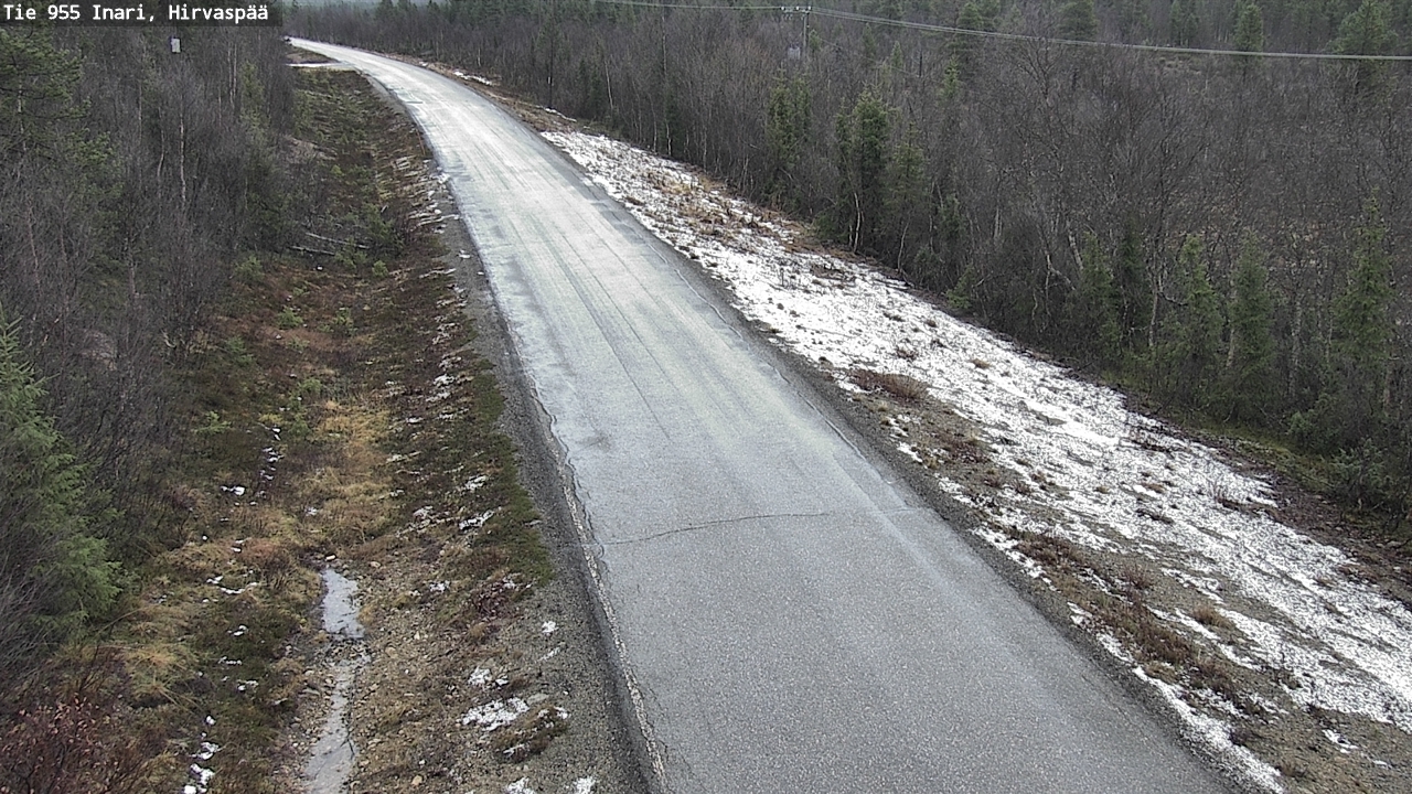 Kelikamerat Kuva Tie 955 Inari, Hirvaspää, Inari, Lappi