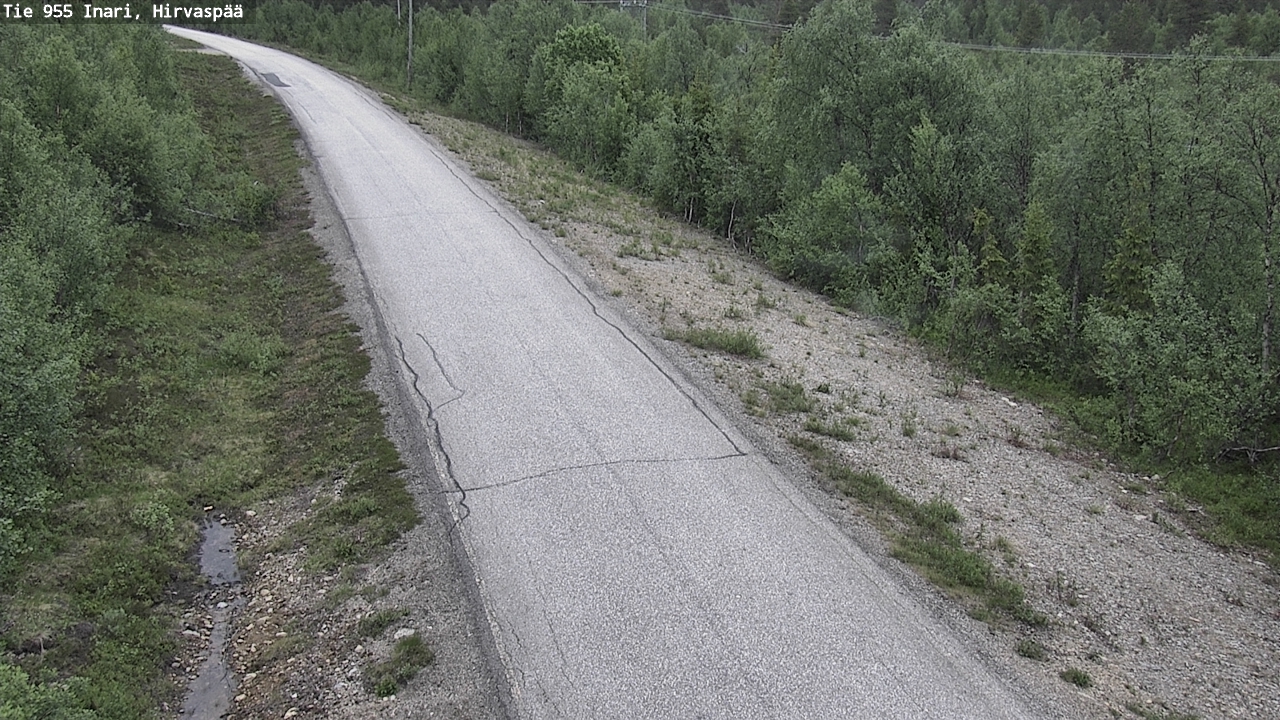 Kelikamerat Kuva Tie 955 Inari, Hirvaspää, Inari, Lappi