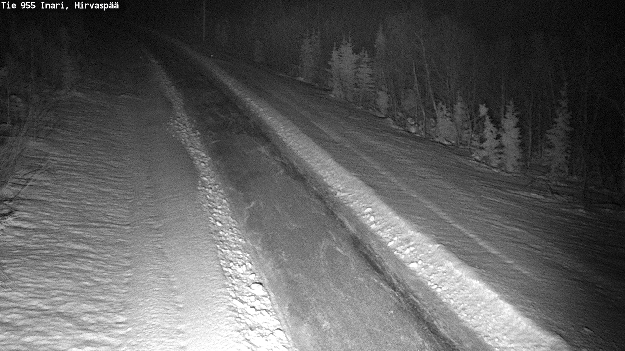 Kelikamerat Kuva Tie 955 Inari, Hirvaspää, Inari, Lappi