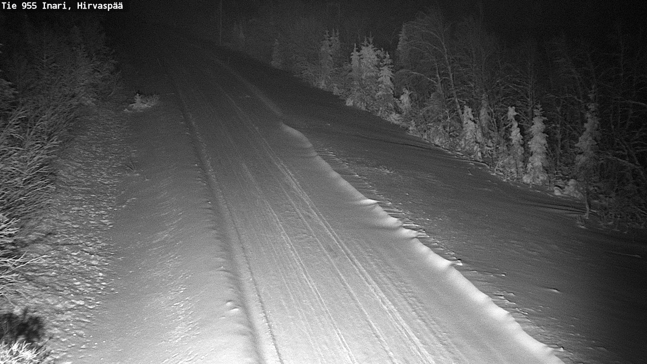 Kelikamerat Kuva Tie 955 Inari, Hirvaspää, Inari, Lappi