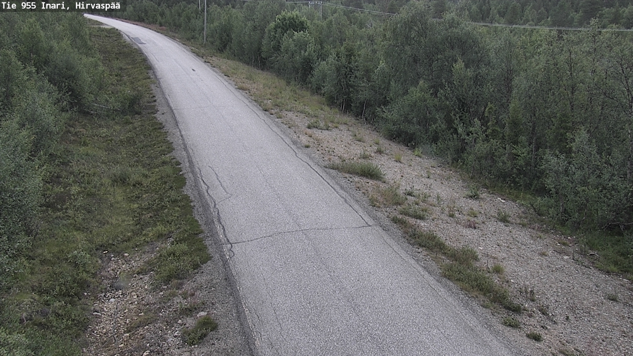 Kelikamerat Kuva Tie 955 Inari, Hirvaspää, Inari, Lappi