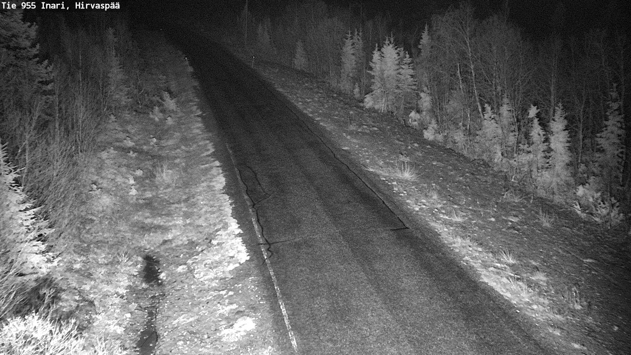 Kelikamerat Kuva Tie 955 Inari, Hirvaspää, Inari, Lappi