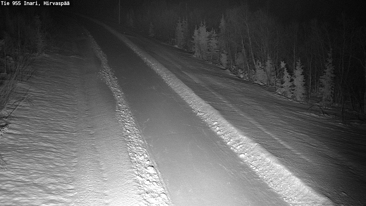 Kelikamerat Kuva Tie 955 Inari, Hirvaspää, Inari, Lappi