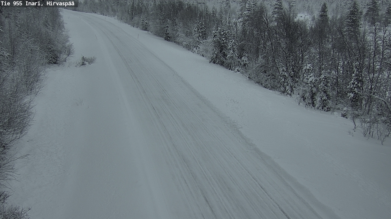 Kelikamerat Kuva Tie 955 Inari, Hirvaspää, Inari, Lappi