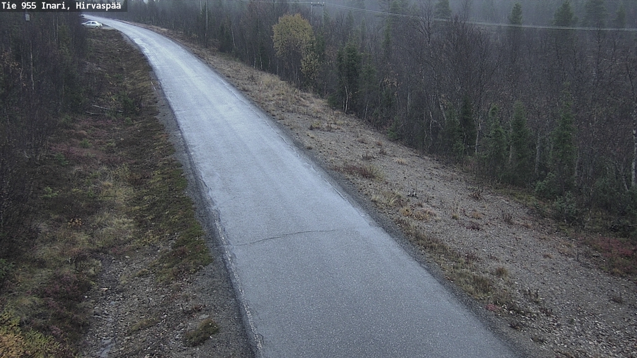 Kelikamerat Kuva Tie 955 Inari, Hirvaspää, Inari, Lappi