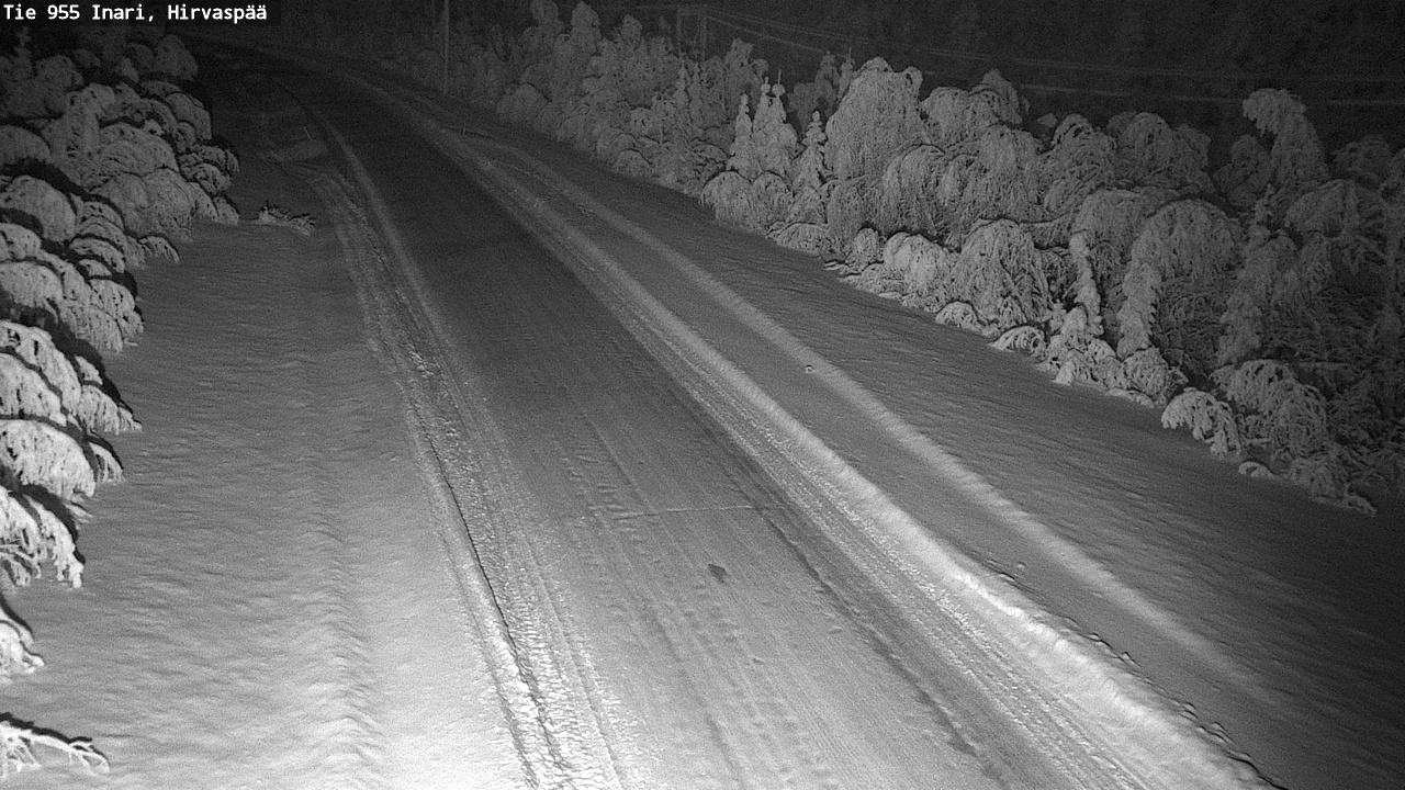 Kelikamerat Kuva Tie 955 Inari, Hirvaspää, Inari, Lappi