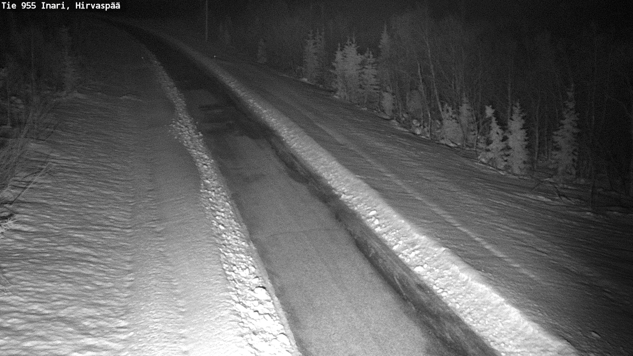 Kelikamerat Kuva Tie 955 Inari, Hirvaspää, Inari, Lappi