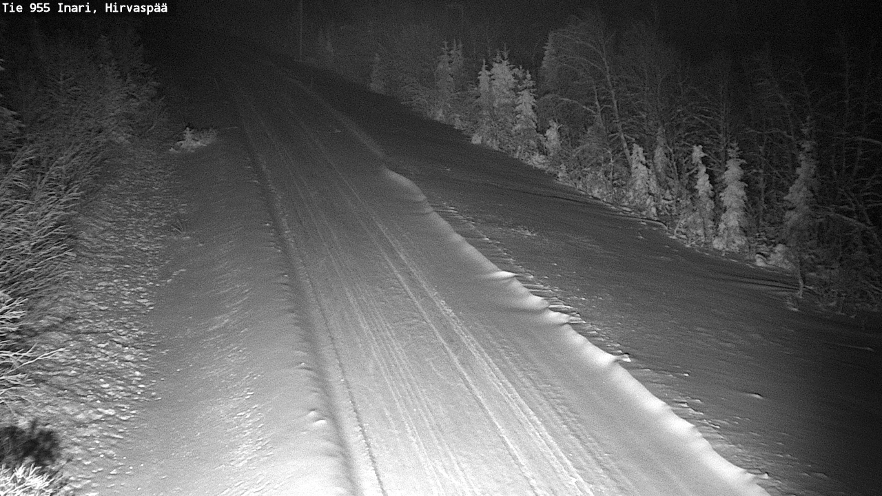 Kelikamerat Kuva Tie 955 Inari, Hirvaspää, Inari, Lappi