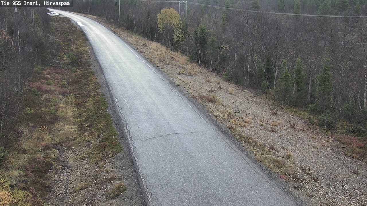 Kelikamerat Kuva Tie 955 Inari, Hirvaspää, Inari, Lappi