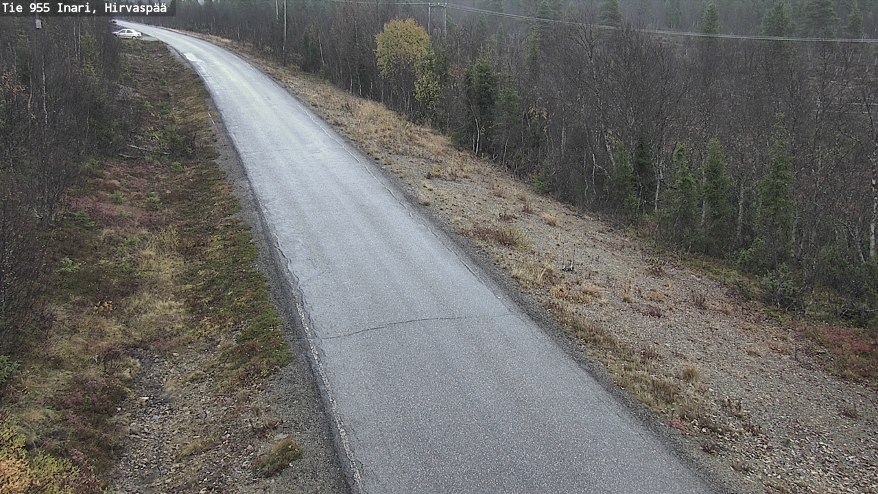 Kelikamerat Kuva Tie 955 Inari, Hirvaspää, Inari, Lappi