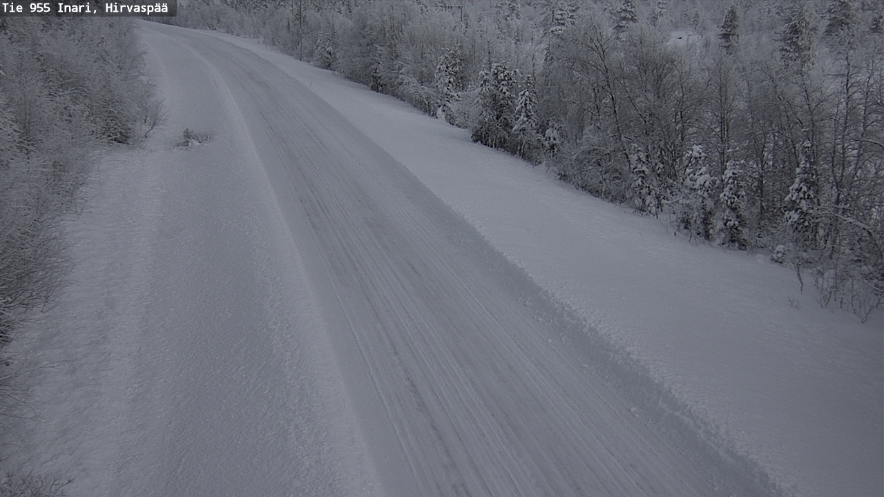 Weather Camera Image Väg 955 Enare, Hirvaspää, Inari, Lappi