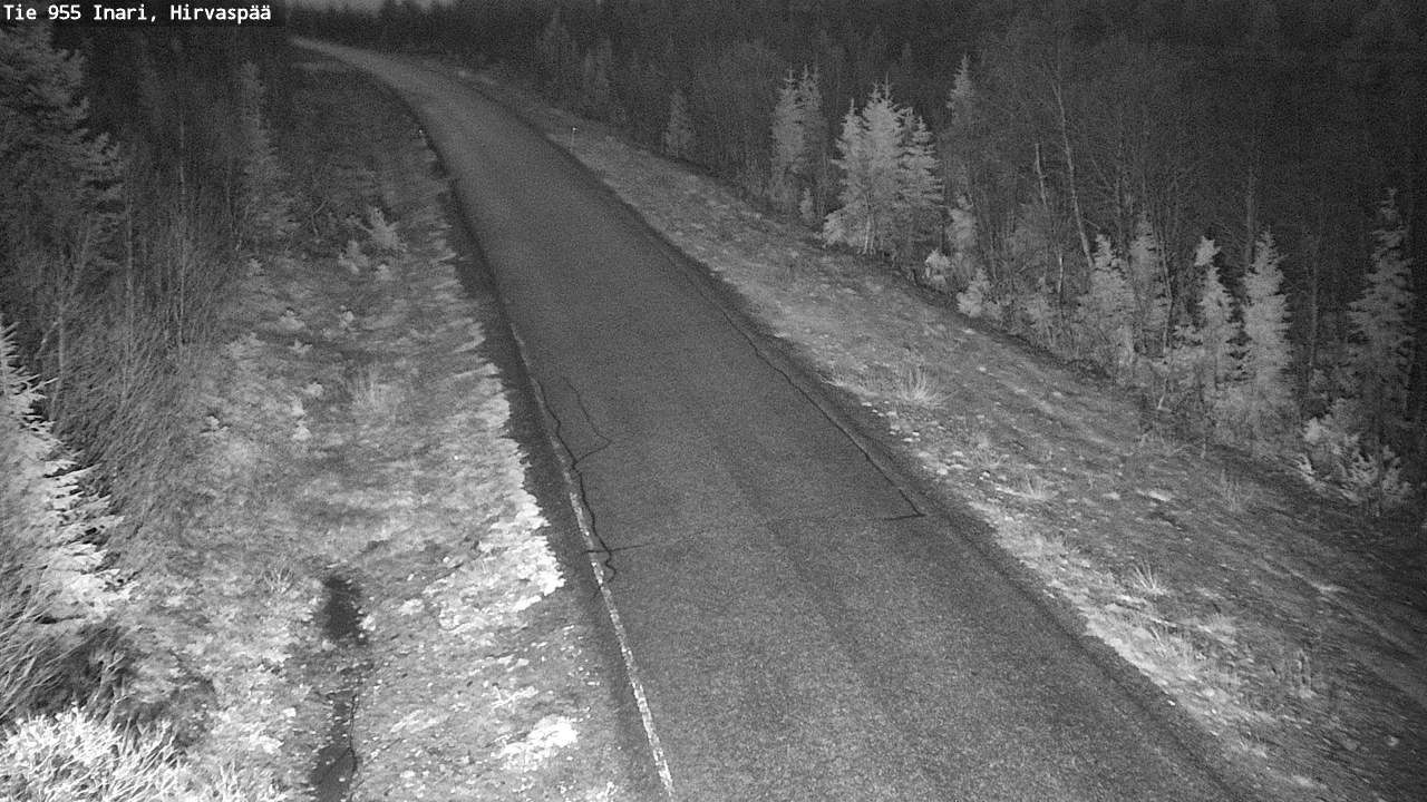 Kelikamerat Kuva Tie 955 Inari, Hirvaspää, Inari, Lappi