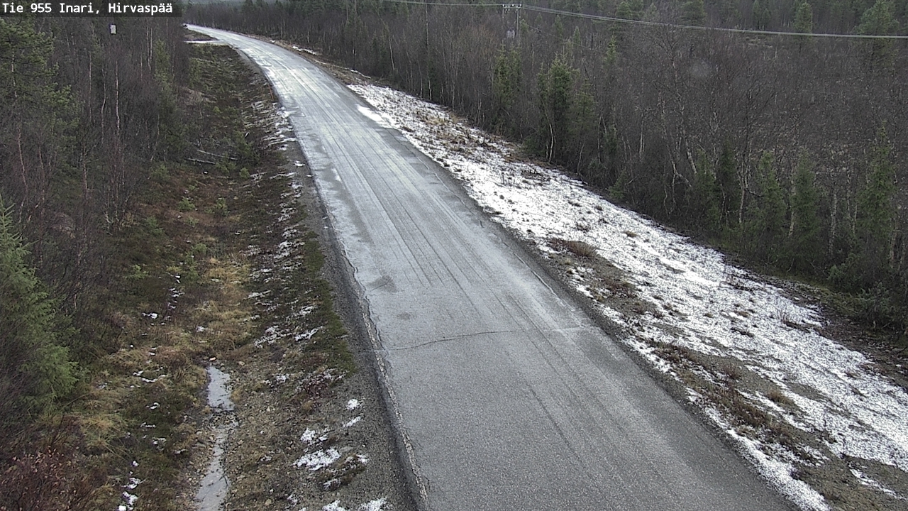Kelikamerat Kuva Tie 955 Inari, Hirvaspää, Inari, Lappi